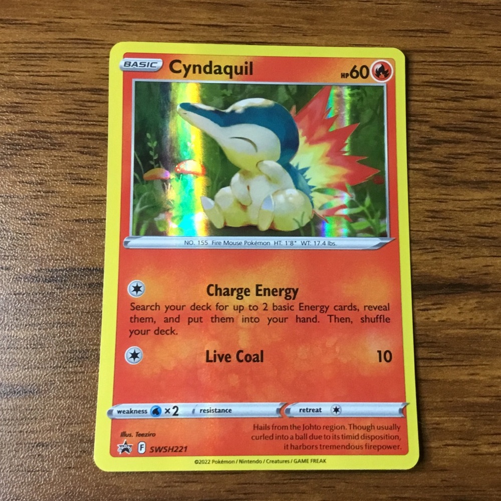 Pokemon Cyndaquil Promo Holo